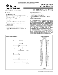 datasheet for CY74FCT162827BTPVC by Texas Instruments