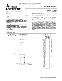 datasheet for CY74FCT163827APVC by Texas Instruments