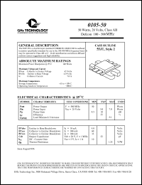 datasheet for 0105-50 by 