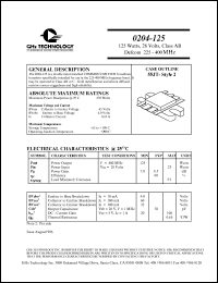 datasheet for 0204-125 by 