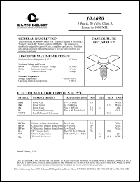 datasheet for 10A030 by 