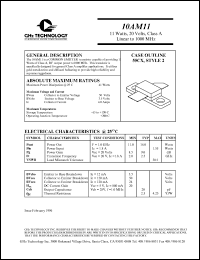 datasheet for 10AM11 by 