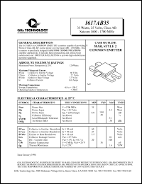 datasheet for 1617AB35 by 