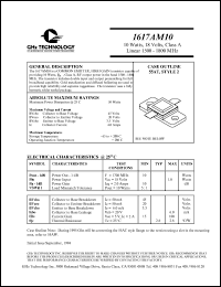 datasheet for 1617AM10 by 