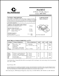 datasheet for 16AM12 by 