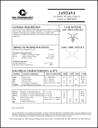 datasheet for 2A5A by 