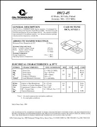 datasheet for 0912-45 by 