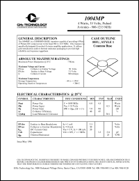 datasheet for 1004MP by 