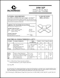 datasheet for 1090MP by 