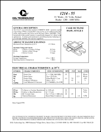 datasheet for 1214-55 by 