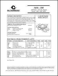 datasheet for 1416-100 by 