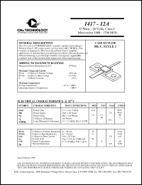 datasheet for 1417-12A by 