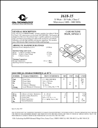 datasheet for 1618-35 by 