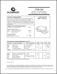 datasheet for 1718-32L by 