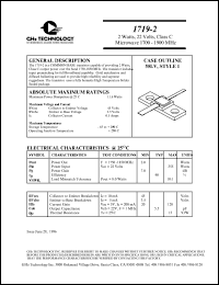 datasheet for 1719-2 by 