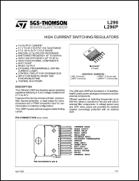datasheet for L296/P by SGS-Thomson Microelectronics
