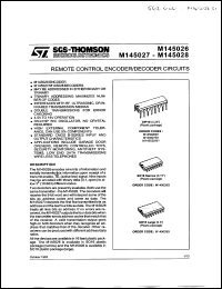 datasheet for M145028B1 by SGS-Thomson Microelectronics