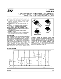 datasheet for LD1086CV by SGS-Thomson Microelectronics