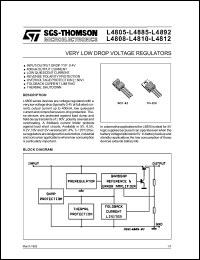 datasheet for L4812CV by SGS-Thomson Microelectronics