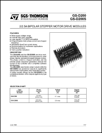 datasheet for GSD200S by SGS-Thomson Microelectronics