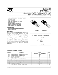 datasheet for BUF405A by SGS-Thomson Microelectronics