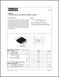 datasheet for NDH8447 by Fairchild Semiconductor