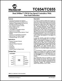 datasheet for TC654EUNTR by Microchip Technology, Inc.