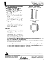 datasheet for SNJ54LVC540AFK by Texas Instruments