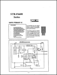 datasheet for STR-F6616 by Sanken Electric Co.