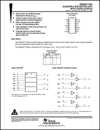 datasheet for SN64BCT126ADR by Texas Instruments