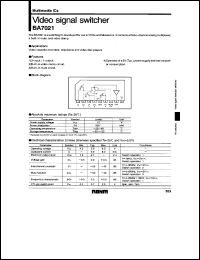 datasheet for BA7021 by ROHM