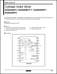 datasheet for BA6840BFP-Y by ROHM