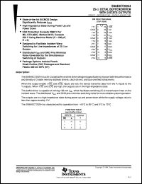 datasheet for SN64BCT25244DW by Texas Instruments