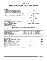 datasheet for 1A3G by 