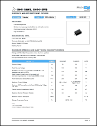 datasheet for 1N4148WS by 