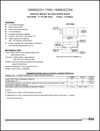 datasheet for 1SMB2EZ15 by 