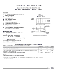 datasheet for 1SMB3EZ16 by 