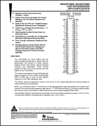 datasheet for SN74ABT162825DLR by Texas Instruments