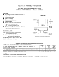 datasheet for 1SMC5354 by 