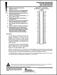 datasheet for SN74ABT16825DL by Texas Instruments