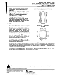 datasheet for SN74ABT2241PWR by Texas Instruments