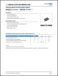 datasheet for BZT52-C6V8 by 