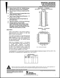 datasheet for SN74ABT827DBLE by Texas Instruments