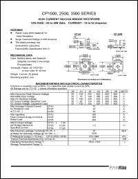 datasheet for CP1501 by 