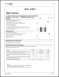 datasheet for 15KP36 by 