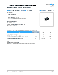 datasheet for MMSZ5230BS by 