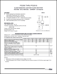 datasheet for PG208 by 