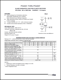 datasheet for PG4001 by 