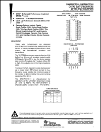 datasheet for SN74AHCT244N by Texas Instruments