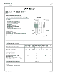 datasheet for SB2520CT by 